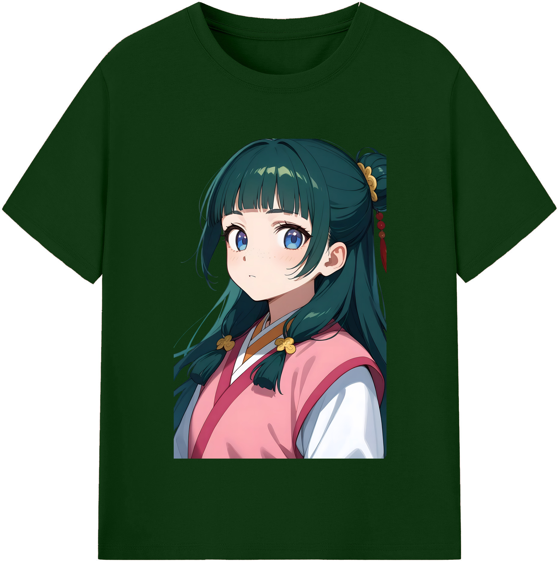 （画像用） 薬屋のひとりごと The Apothecary Diaries 綿100％半袖Tシャツ（フロントプリント）